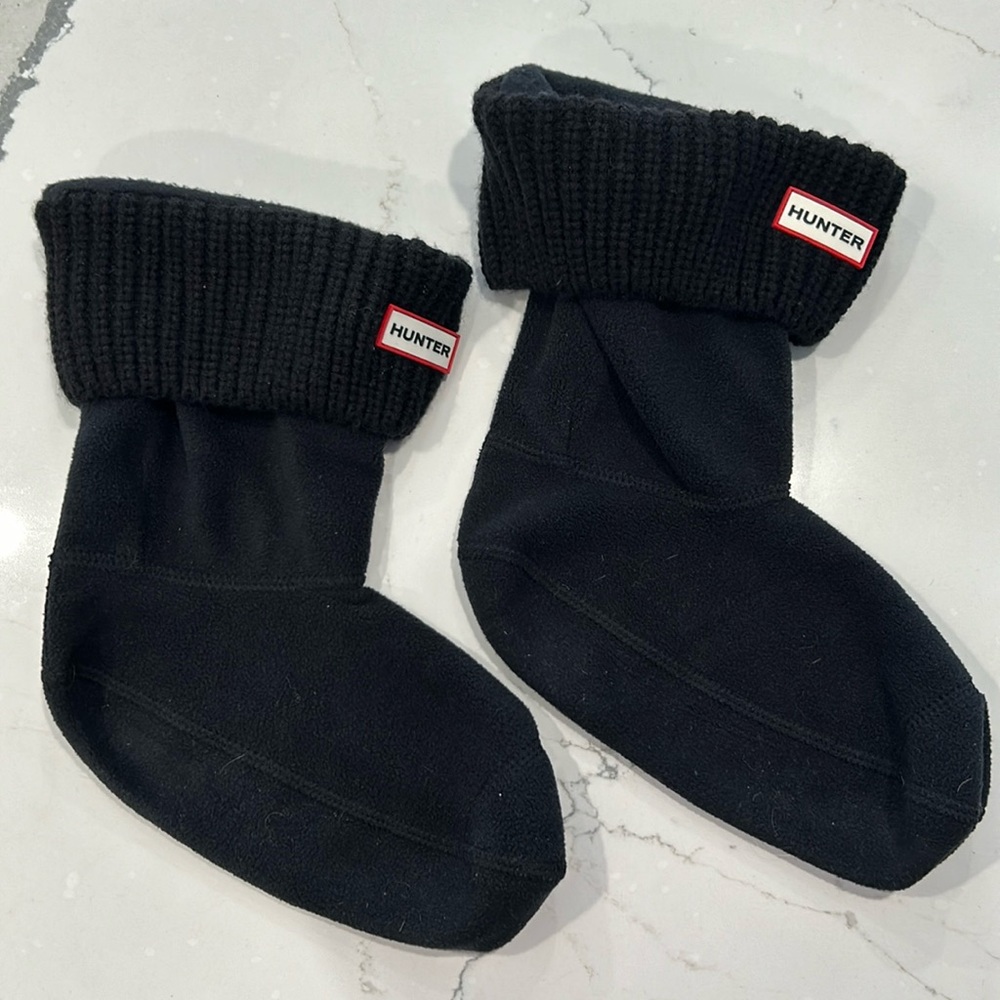 Hunter short boot liner socks, XL